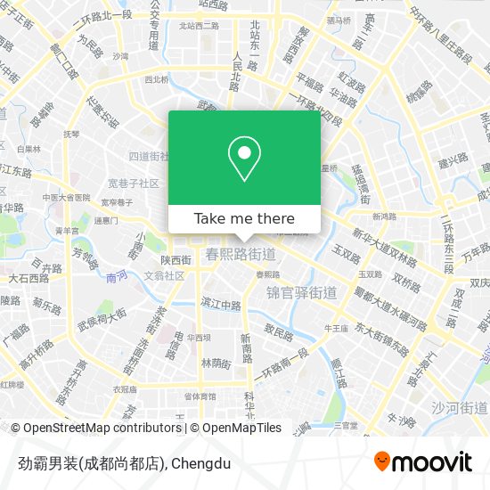 劲霸男装(成都尚都店) map