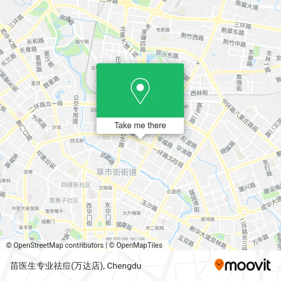 苗医生专业祛痘(万达店) map