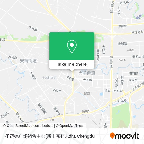 圣迈德广场销售中心(新丰嘉苑东北) map