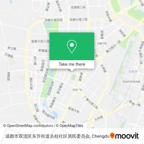 成都市双流区东升街道丛桂社区居民委员会 map