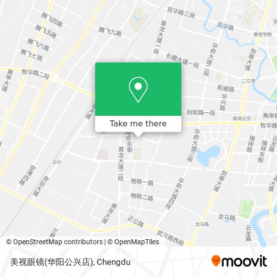 美视眼镜(华阳公兴店) map