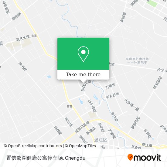 置信鹭湖健康公寓停车场 map