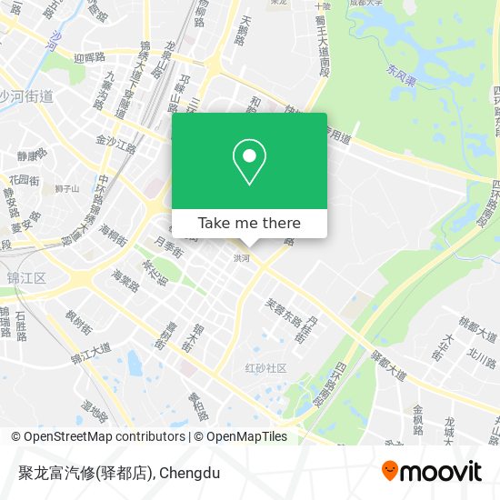 聚龙富汽修(驿都店) map