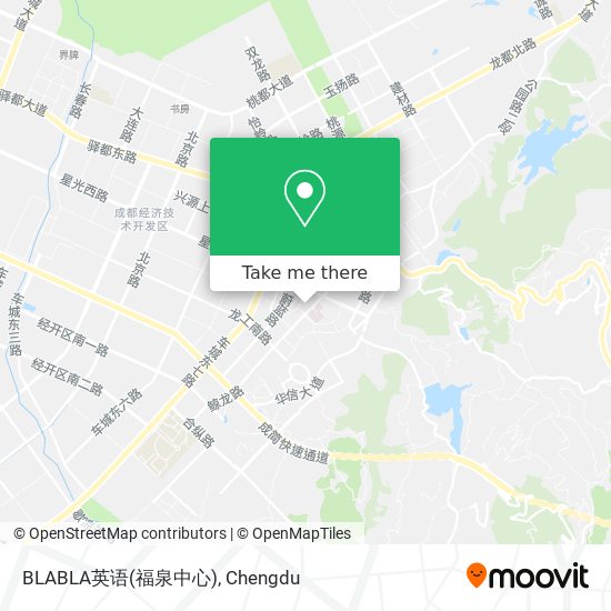 BLABLA英语(福泉中心) map