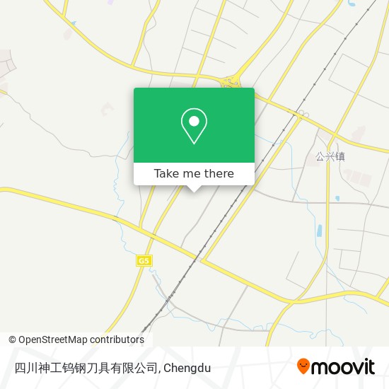 四川神工钨钢刀具有限公司 map