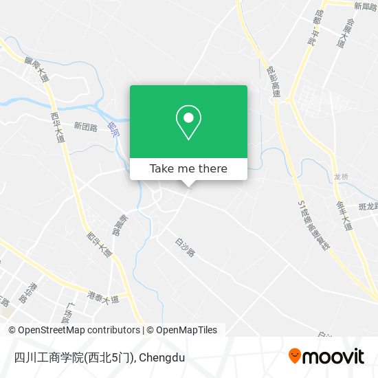 四川工商学院(西北5门) map