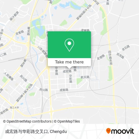 成宏路与华彩路交叉口 map