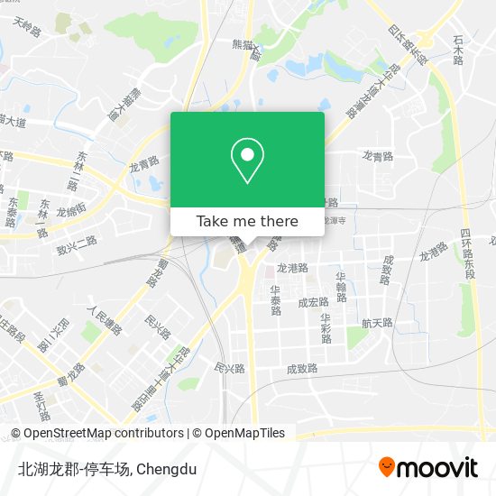 北湖龙郡-停车场 map