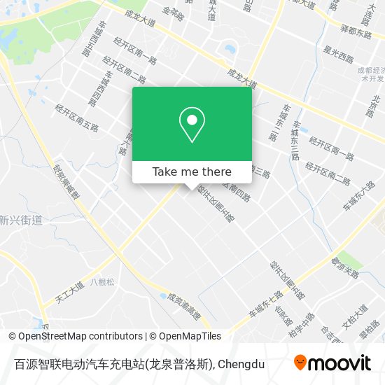 百源智联电动汽车充电站(龙泉普洛斯) map