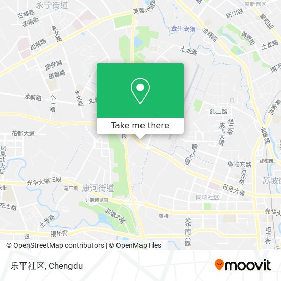 乐平社区 map