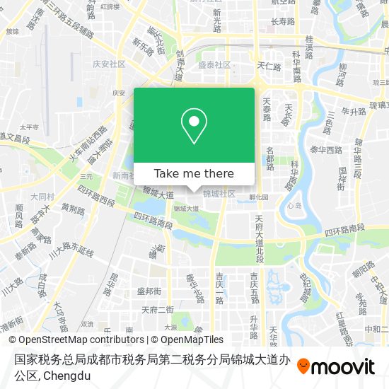 国家税务总局成都市税务局第二税务分局锦城大道办公区 map