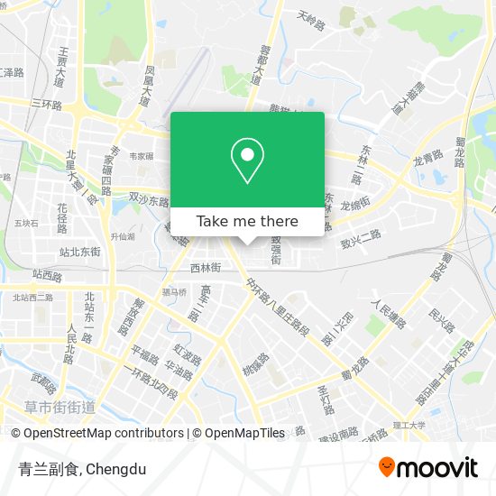 青兰副食 map