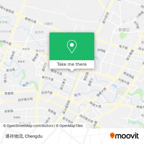 通祥物流 map