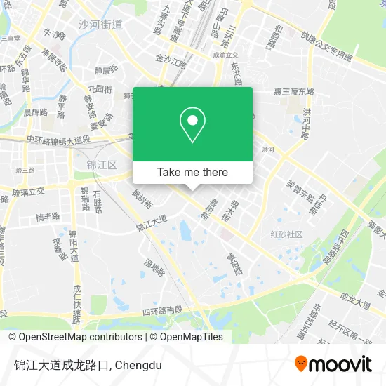 锦江大道成龙路口 map