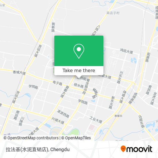 拉法基(水泥直销店) map