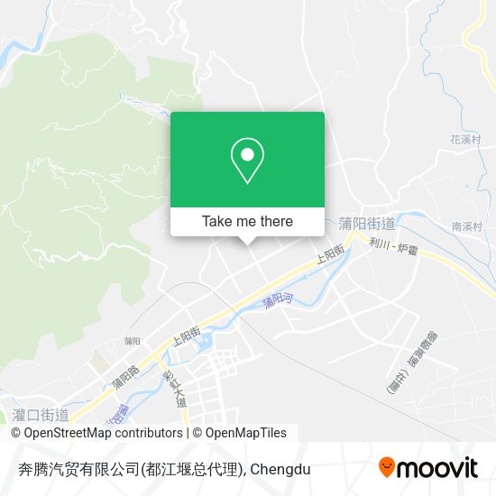 奔腾汽贸有限公司(都江堰总代理) map