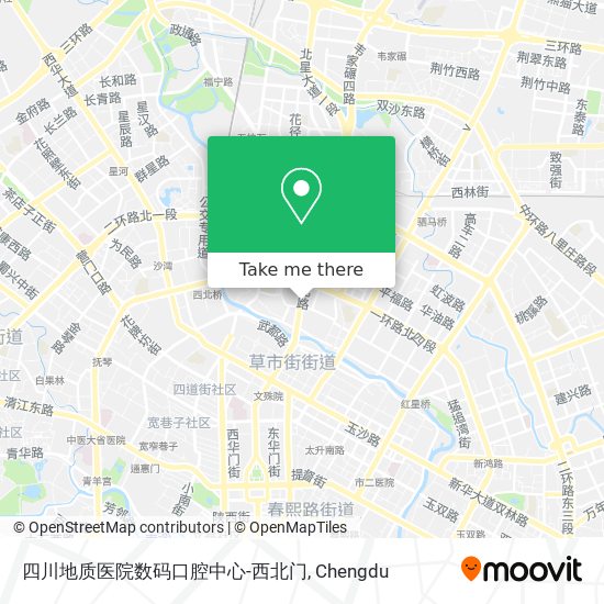四川地质医院数码口腔中心-西北门 map