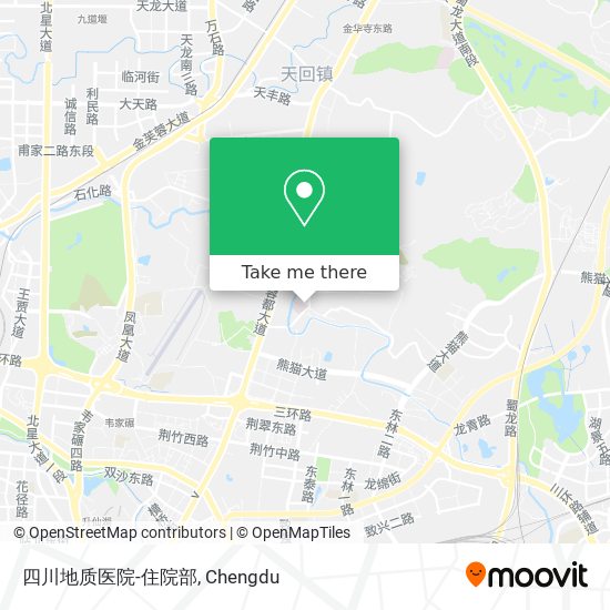 四川地质医院-住院部 map