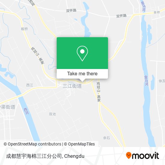 成都慧宇海棉三江分公司 map
