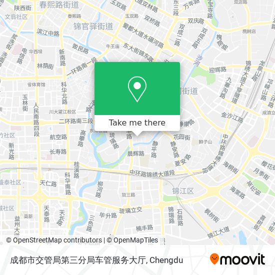 成都市交管局第三分局车管服务大厅 map