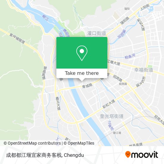 成都都江堰宜家商务客栈 map
