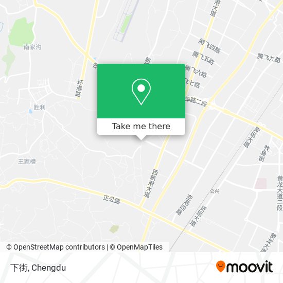 下街 map