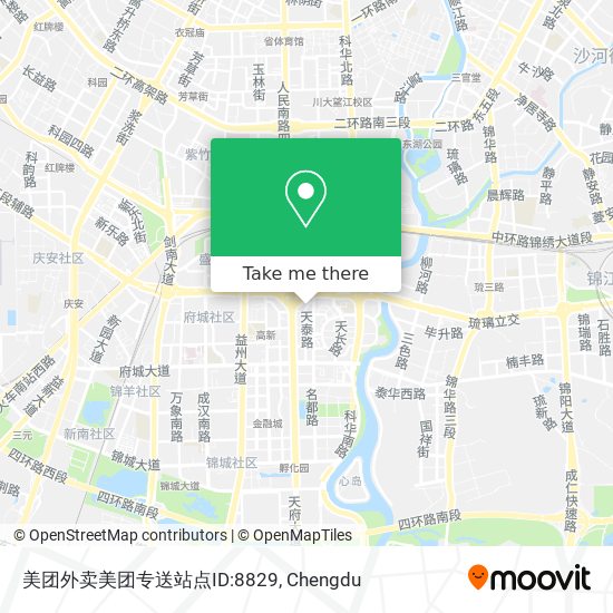 美团外卖美团专送站点ID:8829 map