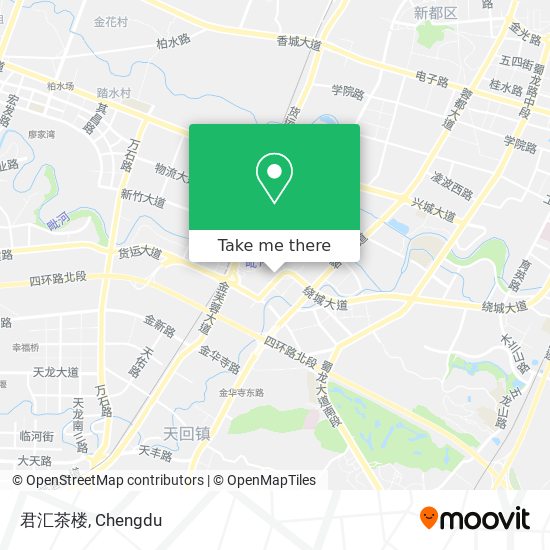 君汇茶楼 map