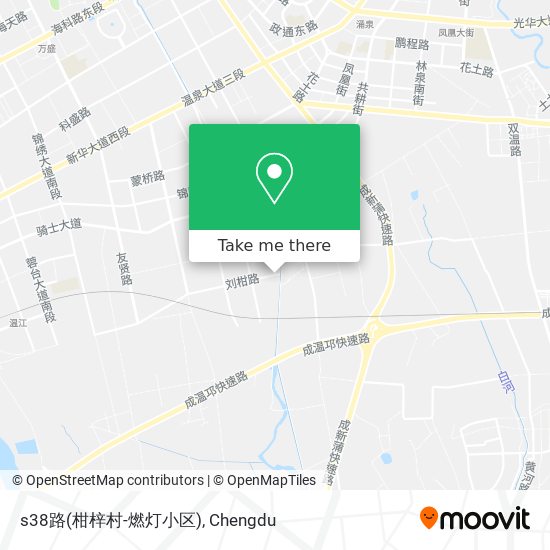 s38路(柑梓村-燃灯小区) map