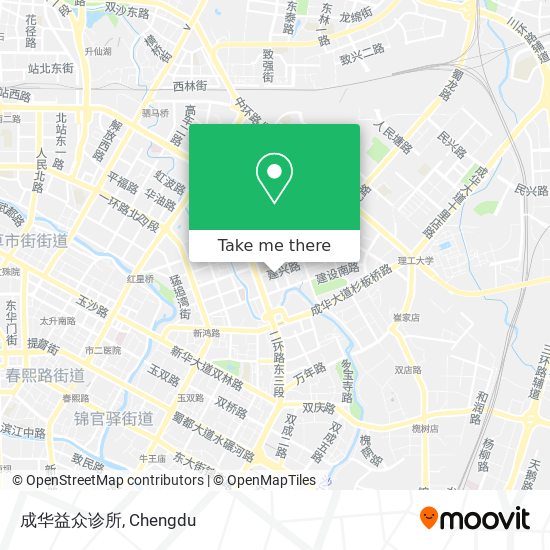 成华益众诊所 map