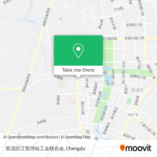 双流区江安河站工会联合会 map
