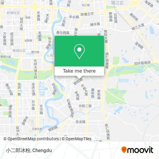 小二郎冰粉 map