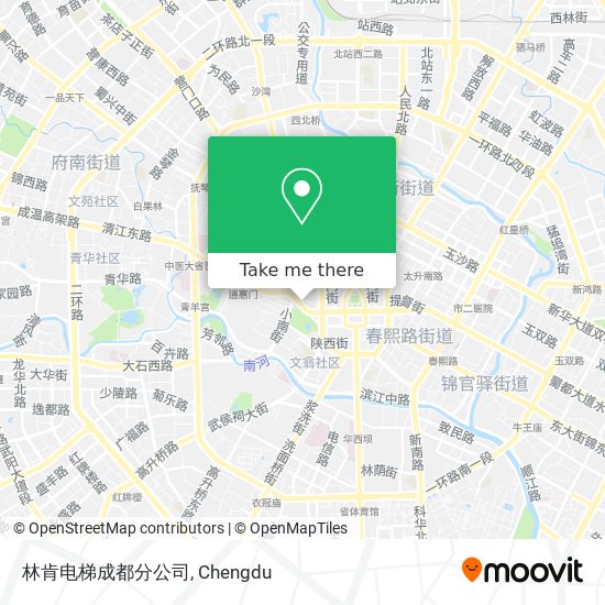 林肯电梯成都分公司 map