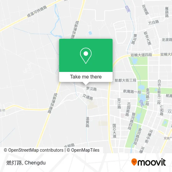 燃灯路 map
