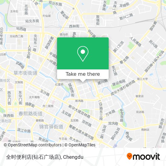 全时便利店(钻石广场店) map