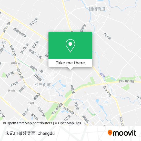 朱记自做菠菜面 map