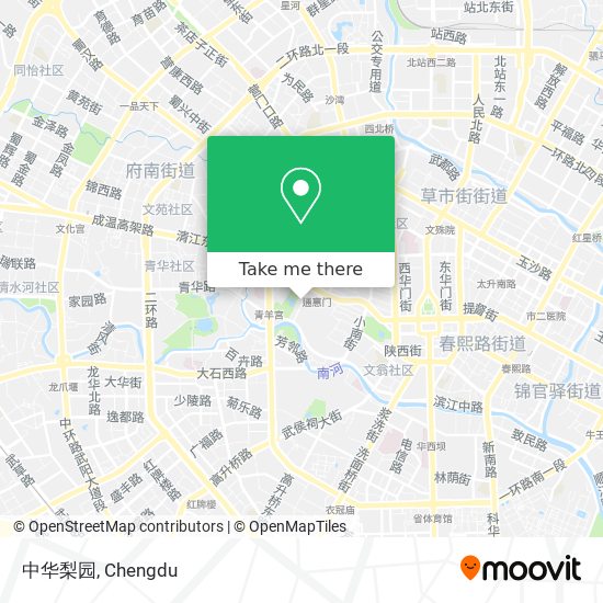中华梨园 map