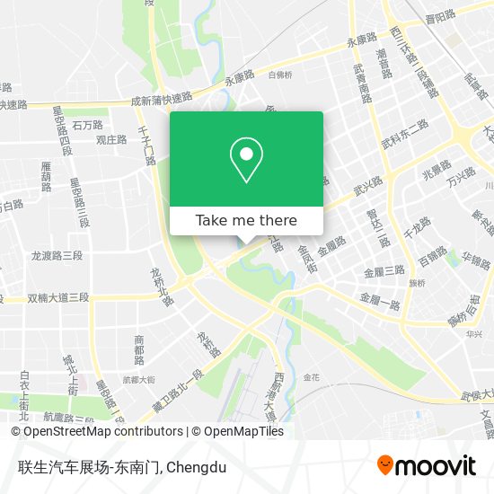 联生汽车展场-东南门 map
