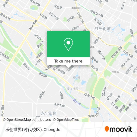 乐创世界(时代校区) map
