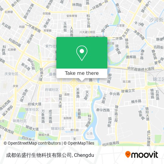 成都佑盛行生物科技有限公司 map