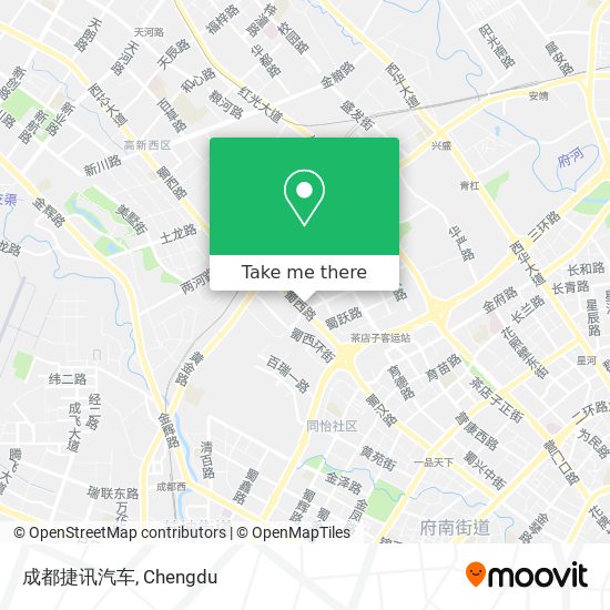 成都捷讯汽车 map