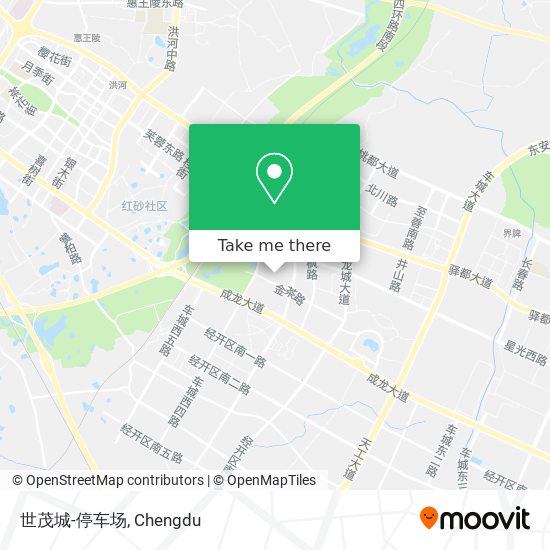 世茂城-停车场 map