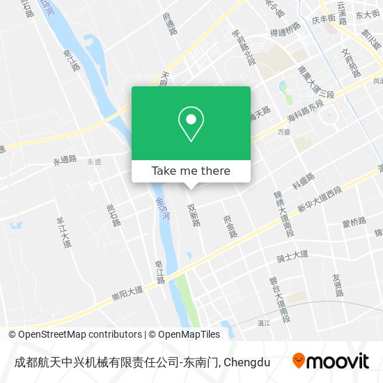 成都航天中兴机械有限责任公司-东南门 map