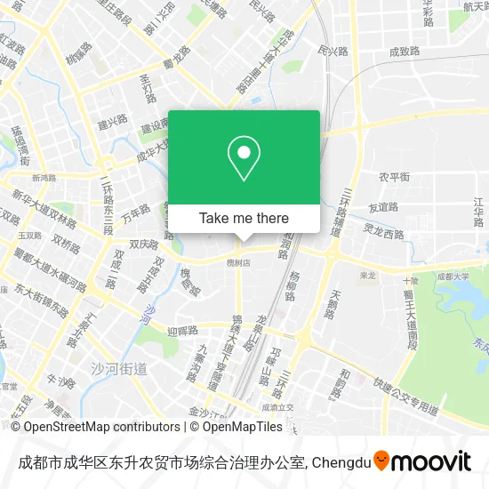 成都市成华区东升农贸市场综合治理办公室 map