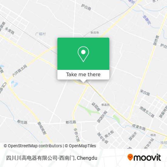 四川川高电器有限公司-西南门 map