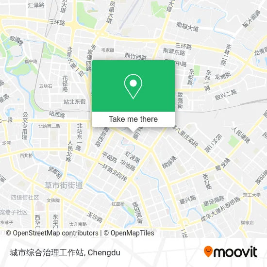 城市综合治理工作站 map