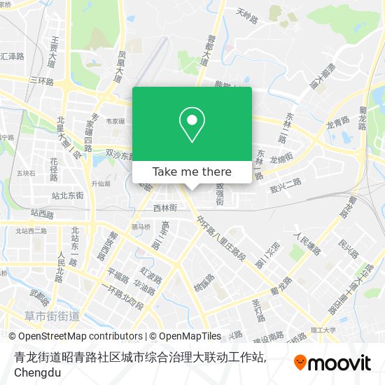 青龙街道昭青路社区城市综合治理大联动工作站 map