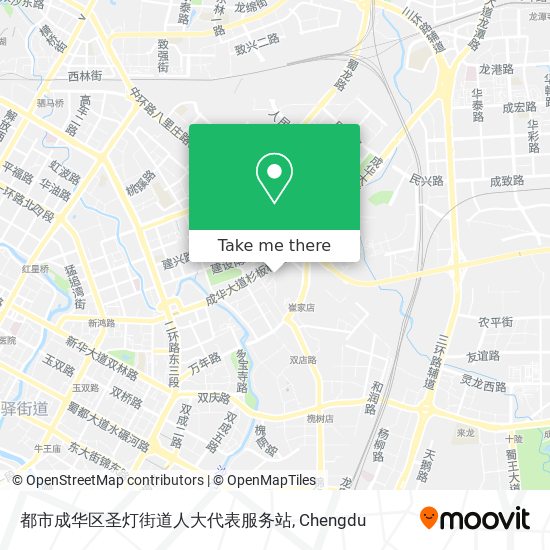 都市成华区圣灯街道人大代表服务站 map