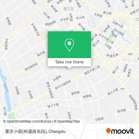 重庆小面(科盛路东段) map