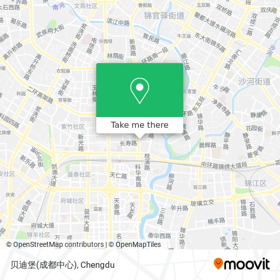 贝迪堡(成都中心) map